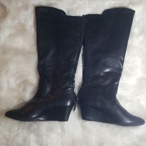 Anne Klein Wedge Heel Boots